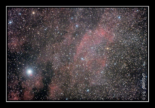 Nébuleuse IC1318 et Sadr (Gamma Cygni)