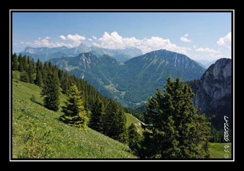 Vue depuis les chalets de Pertuis