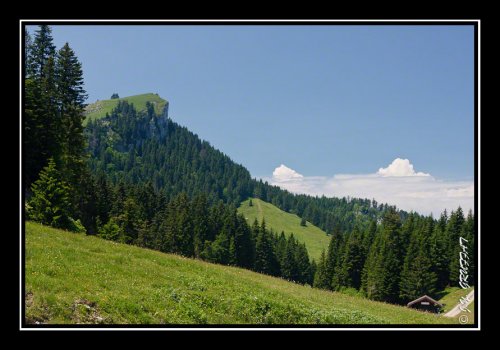 Le Mont Baron vu depuis le Pré Richards