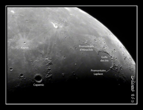Lune du 25 juin 2011 au matin - légende