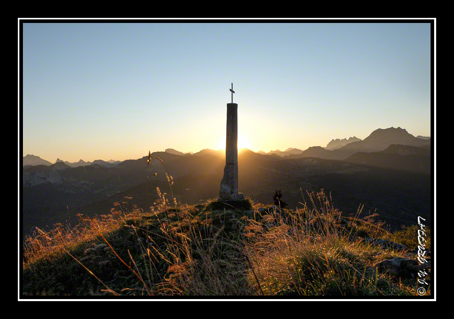 Lever de soleil sur la Pointe de Miribel